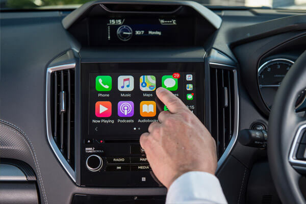 Apple CarPlay<sup>®</sup> and Android Auto<sup>TM</sup> connectivity<sup>1</sup>