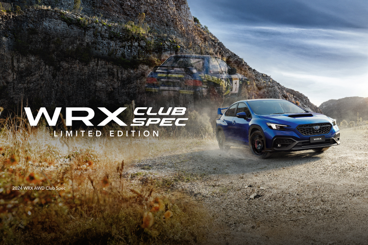 A legend enhanced and elevated, the WRX CLUB SPEC delivers exhilaration worth lining up for. Strictly limited to 150 vehicles only! Ready to join Club Exhilaration?