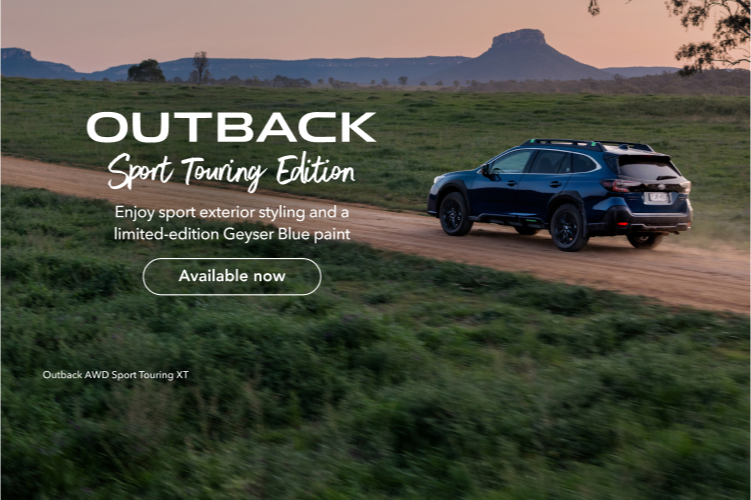 It’s arrived! Subaru Australia would like to invite you to experience for yourself our special edition Subaru Outback AWD Sport Touring XT, with a striking collection of extra features.�