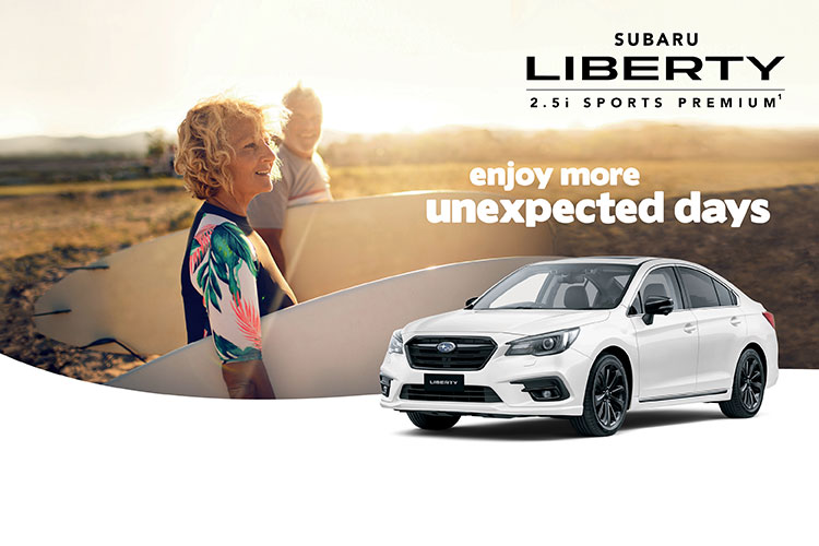 Enjoy more unexpected days with the Liberty 2.5i Premium AWD Limited Edition¹. Check out the added value now available with this Special Edition. T&C's apply.