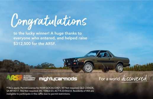 Subaru Australia hands over restored Brumby to lucky raffle winner!