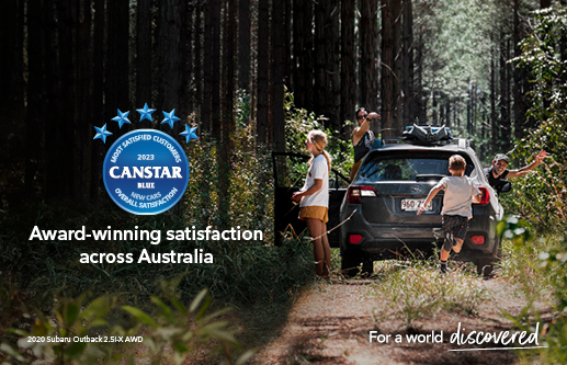 Subaru earns Canstar Blue award for highest customer satisfaction | Subaru Australia